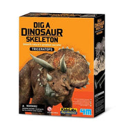 4M | KidzLabs Dig A Dinosaur Skeleton Triceratops