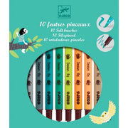 Djeco | 10 Felt Brushes Nature