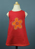 Flower applique' vest dress