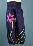 Flower baggy pants
