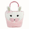 Pink Poppy - Fluffy Rabbit Handbag - Pale Pink