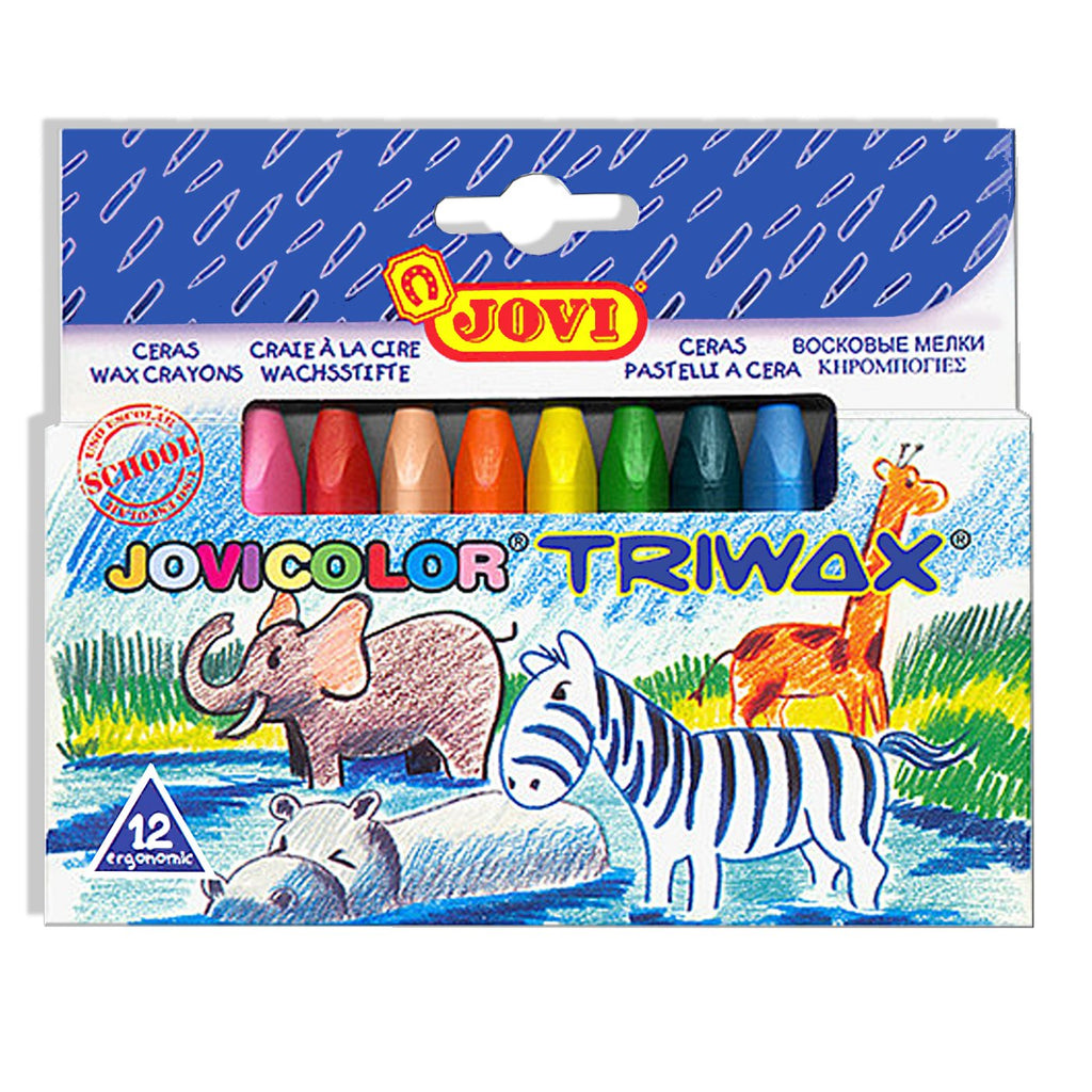 Jovi -  Triwax Crayons - 12pc