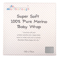 Merino Baby Wrap - Grey
