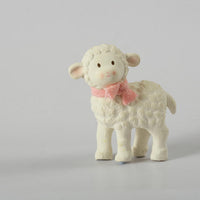 Tikiri - Lila Lamb Rubber Toy ORGANIC - 12cm