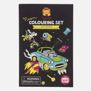 Tiger Tribe - Neon Colouring Set - Road Stars