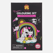 Tiger Tribe - Neon Colouring Set - Unicorns & Friends
