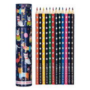 Floss & Rock - Tube Of 12 Coloured Pencils - Pets