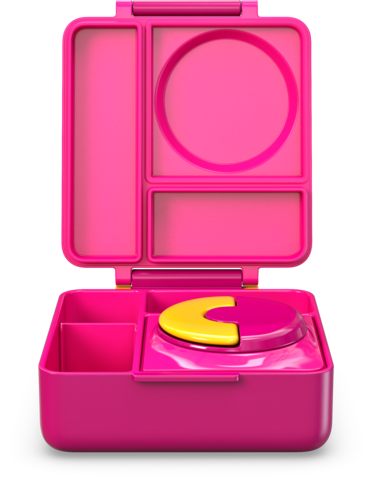 OmieLife - OmieBox Thermos Bento Lunchbox - Pink Berry