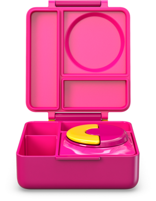 OmieLife - OmieBox Thermos Bento Lunchbox - Pink Berry