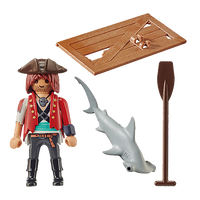 Playmobil - Pirate w Raft - 70598
