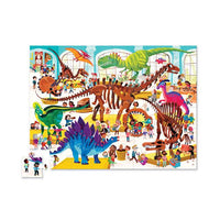 Crocodile Creek Puzzle - A Day At The Museum - Dinosaurs 48pc