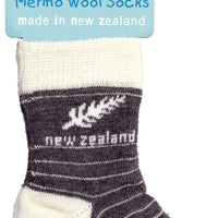 My First Kiwi - Merino Infant's Socks - Fern