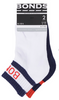 BONDS - Street Quarter Crew Sock 2pk - White & Navy