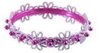 Pink Poppy - Glitter Flower Bangle - Assorted Colours