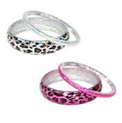 Pink Poppy - Metallic Kitten Bangle Duo - 2 Colours