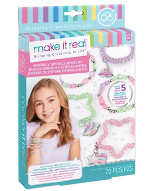 Make It real - Sparkly Spirals Jewelry