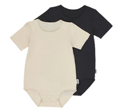 BONDS | Organic Bodysuit 2 Pack-Macadamia & La Femme Nikita