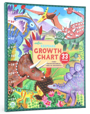 Eeboo Grow Like a Dinosaur Growth Chart