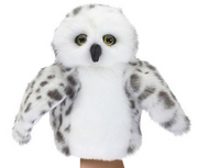 Folkmanis Puppets | Little Snowy Owl Puppet