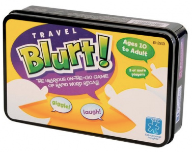 Blurt! Travel Card Game in Tin
