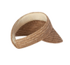 Milly Mook - Straw Visor - Juniper Natural