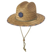 Dozer - Boys Surf Straw Hat - Damien Natural