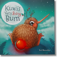 Kuwi The Kiwi - Kuwi's very Shiny Bum- By Kat Merewether