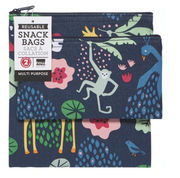 Now - Reusable Snack and Sandwich Bags - Wild Bunch - Set of 2