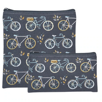 Now - Reusable Snack and Sandwich Bags - Sweet Ride - Set of 2