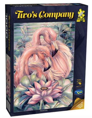 Holdson - Think Pink Flamingo - Puzzle 1000pc