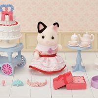 Sylvanian Families | Party Time Set - Tuxedo Cat Girl - 5646