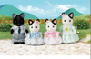 Sylvanian Families | Tuxedo Cat Family - 5181