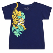 BONDS | Short Sleeve Crew Tee The Grrreat Tiger Navy