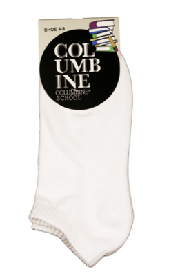 Columbine - Socks - Terry Sports Liner - 1 Pair - White