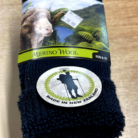 Socks Pacific - 3 pack BLACK Merino Cushioned Hiking / Tramping / Walking