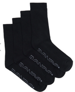 Bonds - Socks - Lightweight Crew - 4 pack Black