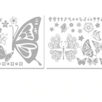 Glitza Transfer Art - Sweet Butterfly 80 Designs