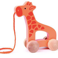 Hape - Giraffe Push & Pull toy