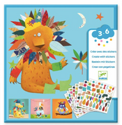Djeco | Create with Stickers Animal Stickers