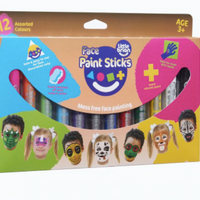 Little Brian - 12 Face Paint Sticks