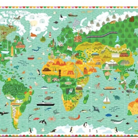 Djeco - Around the World Puzzle 200 pc