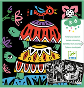 Djeco | Creepy Crawlies Velvet Colouring