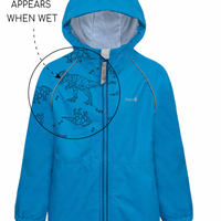 THERM SplashMagic Storm Jacket - Coast Blue | Waterproof Windproof Eco