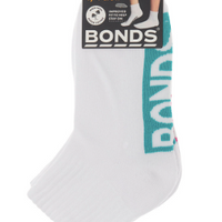 Bonds - Socks - Kids Logo Cushioned Quarter Crew - 3 Pack