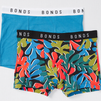 Bonds Hipster Cotton Trunk, 2-Pack, Foliage