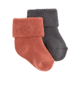 Bonds | Socks Newbies Wonder Sock 2 pack Dawn Patrol/ Iso Grey