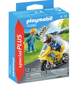 Playmobil - Boys w Motorcycle - 70380