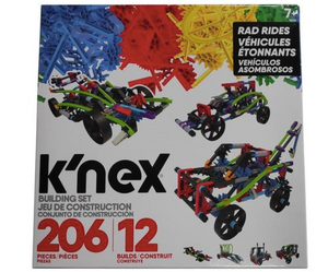 K'nex - Rad Rides Building Set - 206 pc - 12 Models