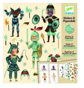 Djeco | Stickers & Paperdolls Reusable Chevaliers