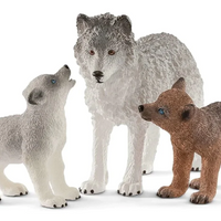 Schleich | Wolf Mother with Pups